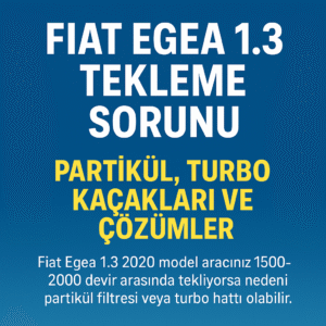 Fiat Egea 1.3 2020 Model Araçta Tekleme Sorunu