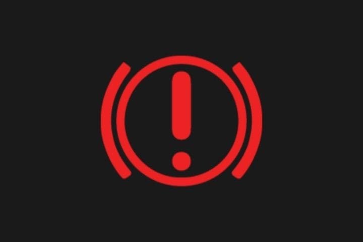 Fiat Egea Gosterge Panelinde Kirmizi Daire Icerisinde Unlem Isareti