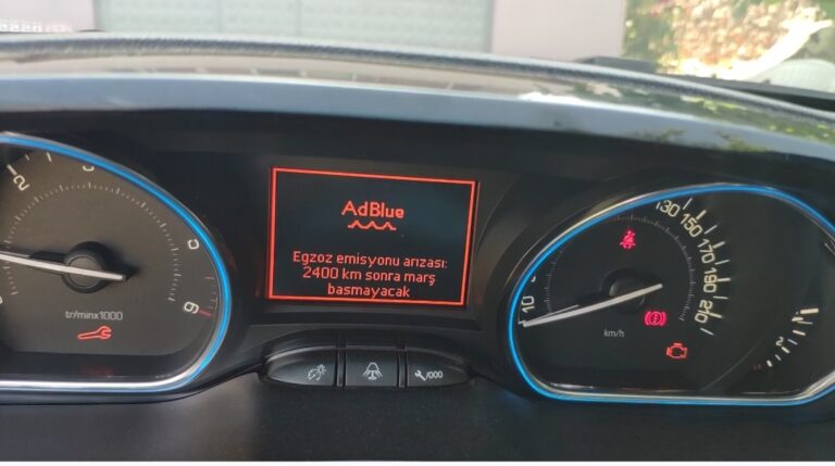 Peugeot 308 AdBlue Hatasi
