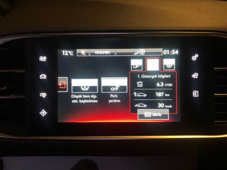 Peugeot 308 SMEG Harita ve Hiz Kamerasi Guncelleme