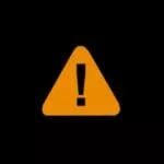 Exclamation Mark in Yellow Triangle on Vehicle Das