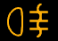 rear fog lamp indicator symbol