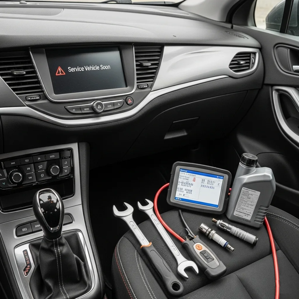 Service Vehicle Soon Opel Astra ariza kodlari Opel Astra ariza lambasi Opel Astra SVS uyarisi Opel kizdirma bujisi sorunu Service Vehicle Soon nedir