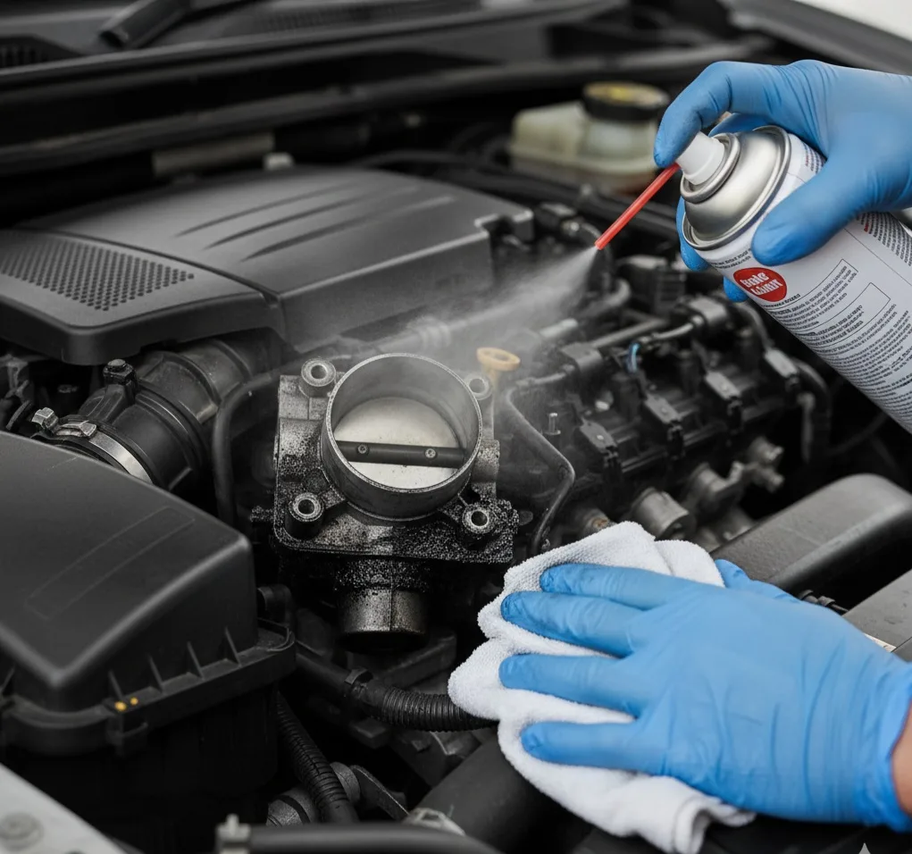 balata spreyi, boğaz kelebeği, hava filtresi, motor devri yüksek, rolanti dalgalanması