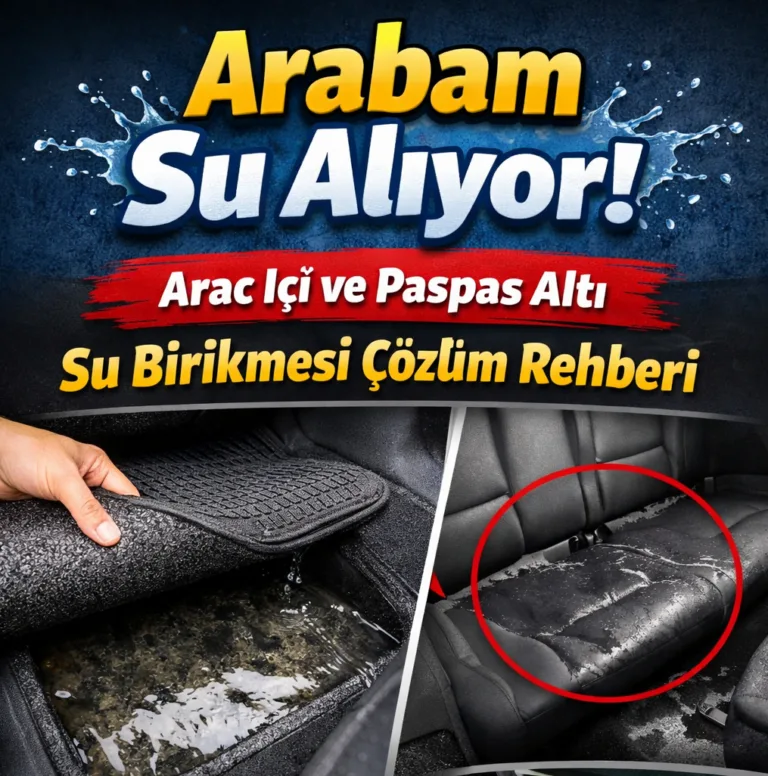 Arac Ici ve Paspas Alti Su Birikmesi