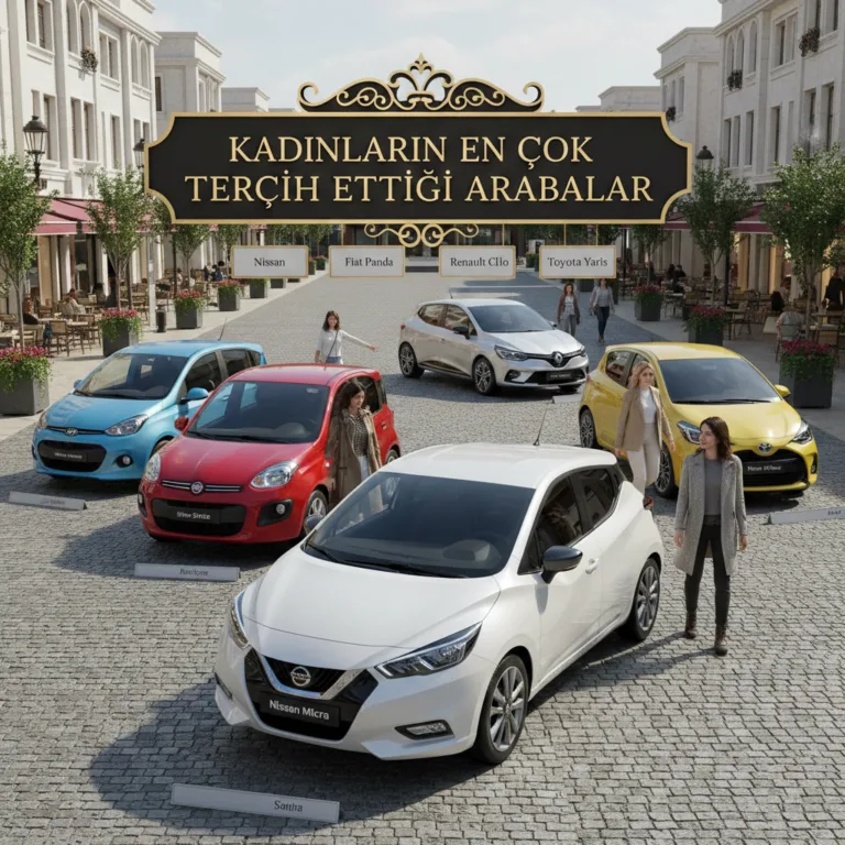 Kadinlarin En Cok Tercih Ettigi Arabalar