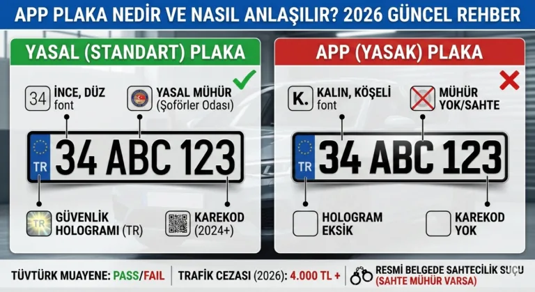 App plaka nedir nasil anlasilir